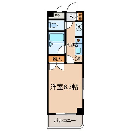 ビレッジコア八王子の物件間取画像